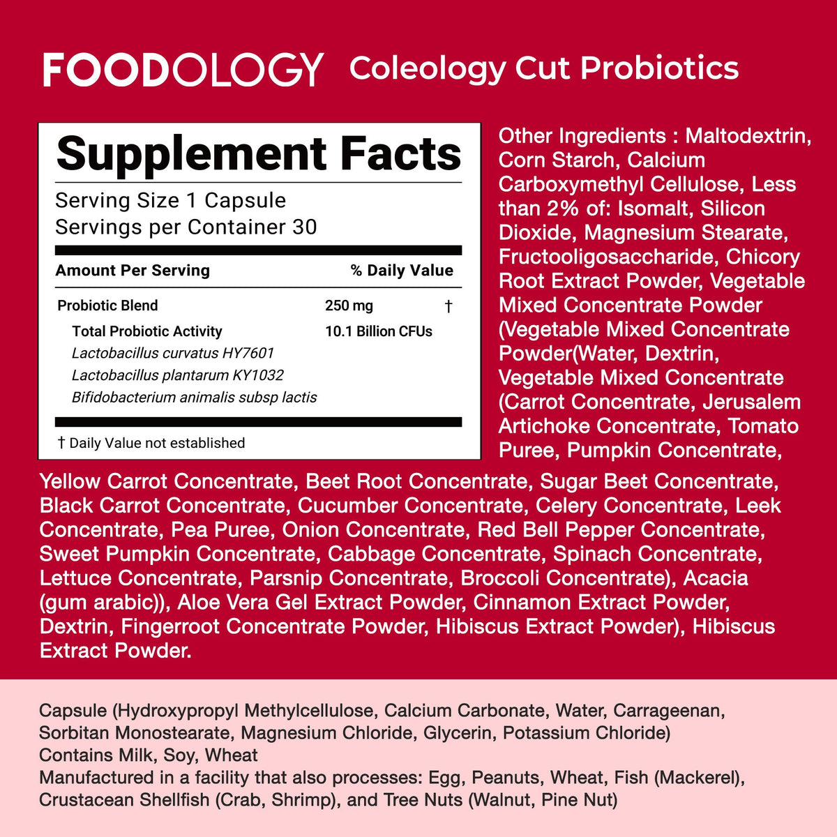 Coleology Diet Probiotics